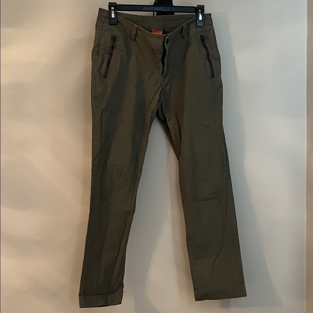 Merrell Olive Straight-Leg Outdoor Pants